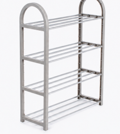 Meuble à chaussures métallique personnalisable, gain de place, moderne, élégant et fonctionnel, pour 11 paires, autoportant, fabrication OEM/ODM Malaisie - Product Image 4