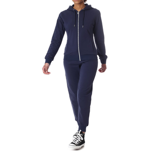 Conjuntos de Mujer al por Mayor, Personalizados, OEM, de Alta Calidad, con Estampado y Bordado, Casuales, Holgados, con Capucha y Cremallera - Product Image 1