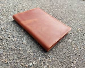 Étui pour carnet pliable en cuir véritable vintage, anti-odeur, rechargeable, pour professionnels - Product Image 3