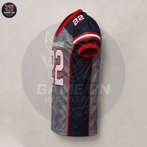 Conjunto de Uniforme de Fútbol Americano Sublimado Personalizado con Pantalones Acolchados, OEM ODM, Ropa Deportiva Transpirable de Poliéster para Equipos - Product Image 4