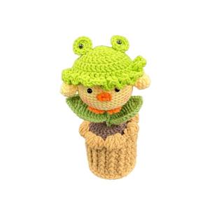 Muñeca de Ganchillo Hecha a Mano al por Mayor, Temática de Arte en Papel Vietnamita, Muñeca de Hilo, Regalo, Decoración Festiva, Planta en Maceta, Flor Tejida, Juguete Amigurumi - Product Image 2