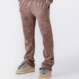 Venta de Fábrica: Conjunto Deportivo Informal de Invierno, Lavado Ácido, Transpirable, Cómodo, Sudadera con Capucha y Pantalones de Chándal de Algodón - Product Image 6