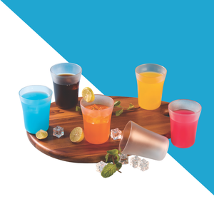 Elegant frosty glass tumbler stylish drinkware for refreshing beverages durable design perfect for home kitchen <b>bar</b> and everyday - Product Image 1