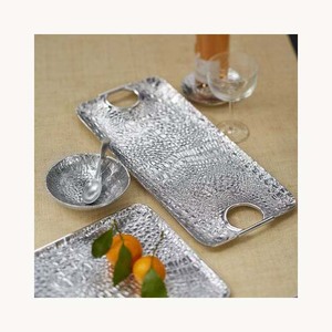 Luxury Metal Food Serving Tray Premium Customized New Arrival Snack Dessert Tea Coffee Display Tray Gift Collection - Product Image 4