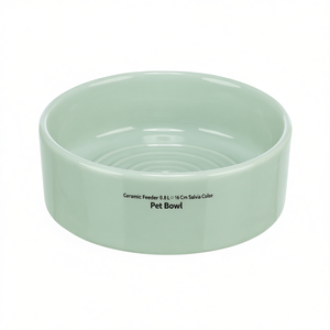 Ciotola per Animali Domestici in Ceramica, 0,8 L, 16 Cm, Colore Salvia - Product Image 3