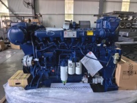 Moteur marin Weichai WD12 WD10 WP12 WP13 200HP 300HP 350HP 375HP 400HP 250HP 450HP 550 HP 500HP pour bateau, moteur in-bord avec boîte de vitesses