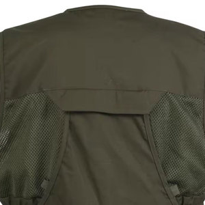 Chaleco de Caza Verde Marrón con Cierre de Cremallera, Múltiples Bolsillos, Nailon y Poliéster Ecológicos, Equipo para Exteriores - Product Image 2