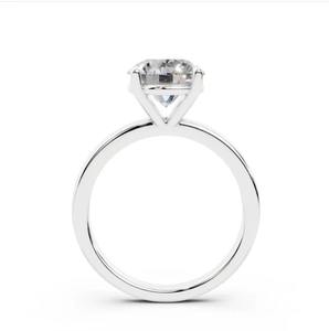 Anillo de Diamante Cultivado en Laboratorio de Oro Sólido de 14K de Calidad de Exportación, Clásico para Novia, Regalo de Aniversario de Bodas, Disponible en Cantidad al por Mayor - Product Image 2