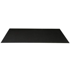 Tappetino Fitness in PVC Nero 5*7ft Antiscivolo e Impermeabile Ecologico per Pratica Yoga - Product Image 1