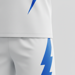 ชุดฟุตบอลแบบยูนิเซ็กซ์พร้อมกางเกงขาสั้น ชุดโยคะออกกำลังกายสองชิ้น ชุดฝึกซ้อมฟุตบอล ชุดกีฬาฟิตเนส รับผลิตตามแบบ OEM - Product Image 6