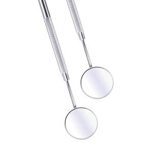 กระจกตรวจฟันแบบมีด้ามจับลายกันลื่น สีเงิน ยี่ห้อ Morje Surgical Dental รุ่น Class II ได้รับการรับรองมาตรฐาน CE สำหรับเครื่องมือผ่าตัด - Product Image 3