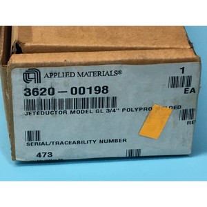 AMAT 3620-00198 JETEDUCTOR MODEL GL 3/4 POLY - อุปกรณ์และอะไหล่เซมิคอนดักเตอร์ระดับโลกที่เชื่อถือได้ - Product Image 3