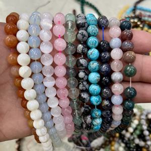 Cuentas de Piedras Preciosas Semipreciosas Naturales de 8mm al por Mayor, Hilo de 44-47 Cuentas Talladas, Cuentas de Cristal Ecológicas para Pulseras y Joyería - Product Image 6