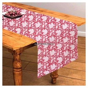 Indian Hand Block Printed Cotton Handmade Modern Style Table Decoration Table <b>Runners</b> For Wedding Events Home Decor Outdoor Use - Product Image 3