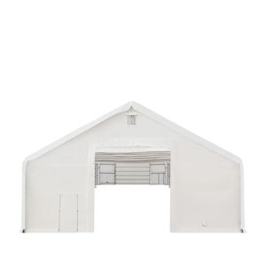 Capannone di Stoccaggio a Doppia Struttura TMG DT4061 40FT X 60FT con Copertura in PVC 21 oz e Porte Passanti - Product Image 2