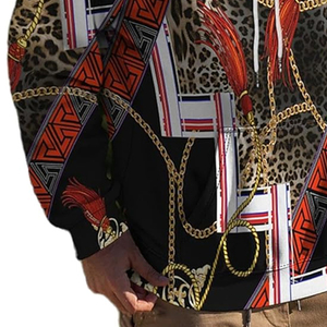 เสื้อฮู้ดพิมพ์ลายดิจิตอลสำหรับผู้ชาย ผ้าฝ้ายฟลีซ 100% เสื้อกันหนาวพร้อมสีที่กำหนดเองและคุณสมบัติป้องกันขนร่วง - Product Image 6