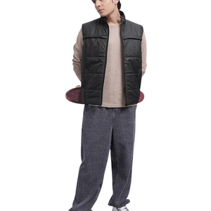 Men's Custom Logo Lightweight Waistcoat Warm Bubble <b>Packable</b> Sleeveless <b>Jacket</b> Plus Size Winter Wholesale Unisex Street Gilet - Product Image 3