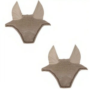 Voiles anti-mouches et bonnets d'oreilles en coton maille douce de haute qualité pour l'équitation - Service OEM personnalisable en gros - Product Image 4