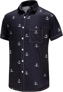 T-shirt hawaïen pour homme de qualité supérieure, vêtements pour adultes, très vendu, confortable, prix abordable, respirant, avec logo/designs personnalisés - Product Image 2