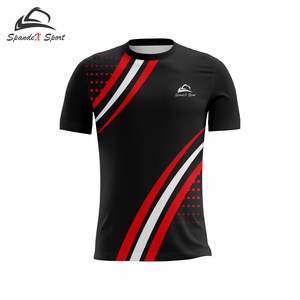 Camisetas de Pickleball Personalizadas para Hombre con Logotipo Personalizado, Mezcla de Poliéster/Algodón Tejido, Fabricante OEM/ODM - Product Image 4
