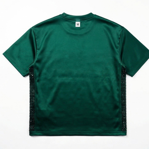 Camiseta Extra Grande de Algodón Mercerizado con Acabado Brillante, Estilo Casual, Resistente a las Arrugas, de Secado Rápido, Camiseta de Alta Calidad para Hombre de Negocios - Product Image 3