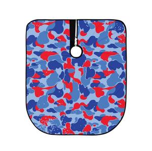 Capa de Corte Profesional Los Ángeles, Color Personalizado, Delantal de Peluquería, Capa de Barbero, Capa PRO Azul Claro Camuflaje Los Ángeles - Product Image 1