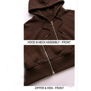 Sudadera con Capucha de Gran Peso en Oferta, Sudadera con Capucha Personalizada con Logotipo en Relieve para Hombre, Sudaderas con Capucha con Bordado 3D Personalizado y Serigrafía - Product Image 3