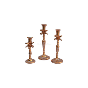 Bougeoirs à finition combinée, support de bougie de luxe fait à la main pour le dîner de la Villa à la maison et la conception de mariage - Product Image 4