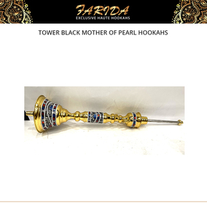 ชุดบารากุ Farida Luxury แบบตรง ผิวเคลือบเงา สแตนเลสสตีล สีดำมุก พร้อมสาย 1 เส้น สไตล์อียิปต์ - Product Image 4