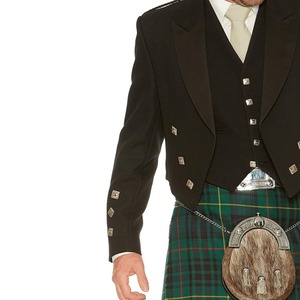 Veste et gilet Prince Charlie écossais personnalisés pour homme, imperméables, avec logo frontal, pour l'automne, 100 % haute qualité - Product Image 5