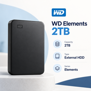 ฮาร์ดดิสก์ภายนอกไร้สาย Elements 2TB USB 3.0 ขนาด 2.5 นิ้ว วัสดุอะลูมิเนียมอัลลอย พกพาสะดวก ใหม่ สำหรับจัดเก็บข้อมูลบนแล็ปท็อป - Product Image 1