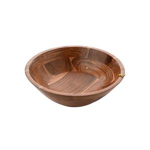 Tazón de Ensalada de Madera de Acacia Polaca, Accesorios para Mesa, Tazones para Servir Alimentos, Aptos para Lavavajillas, Tazón para Frutas, Precio Económico - Product Image 1