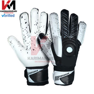 Guantes de portero de fútbol de alto rendimiento, antideslizantes, con palma de látex que absorbe los impactos y soporte reforzado para los dedos, para entrenamiento y partidos. - Product Image 2