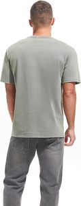 Camiseta de Cuello Redondo de Algodón para Hombre al por Mayor, con Logotipo Personalizado Impreso, Informal, de Manga Corta, Suave y Cómoda, para Uso Diario - Product Image 3