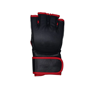 Gants de MMA légers à demi-doigts avec poignées et fermeture pour l'entraînement physique, le sparring et la pratique des arts martiaux - Product Image 2