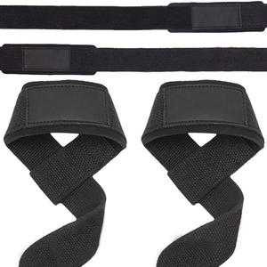 Sangles de levage robustes en néoprène imperméables et légères avec support pour les poignets pour soulevé de terre, powerlifting et entraînement en salle de sport - Product Image 6