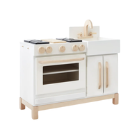 Cuisine de jeu pour enfants en bois naturel, vente en gros, usine du Vietnam, prix compétitifs