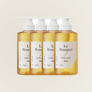 ครีมอาบน้ำหอมกลิ่น Months and Days Perfume Care Body Wash Le Bouquet ขนาด 500 มล. 4 ชิ้น พร้อมถุงซิลิโคนสำหรับอาบน้ำ - Product Image 6