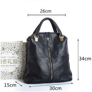 Sac à dos et sac à main convertible en cuir de chèvre de qualité supérieure pour femmes, fabriqué à la main, pour les voyages, le bureau, l'école, sac de mode - Product Image 6