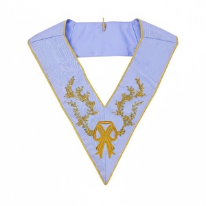 Honorary Member <b>Collar</b> French Rite Traditional and Modern MASONIC REGALIA OFFICER'S MACHINE EMB FRENCH RITE FREEMASON <b>COLLAR</b> w - Product Image 5