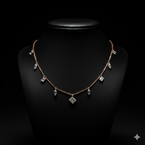 จี้เพชรแท้ทองคำแท้ 18K สีโรสโกลด์ รับรองโดย IGI - Product Image 2