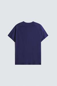 เสื้อยืดคอกลมโอเวอร์ไซส์ผู้ชายทรงหลวมผ้าฝ้ายสตรีทแวร์เสื้อยืดเปล่าพิมพ์ลายตามสั่งขายส่ง - Product Image 4