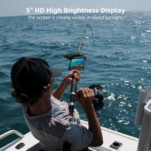 Détecteur de poissons portable sous-marin, caméra étanche IP68, HD 720P, écran IPS 5,0 pouces, câble de 25 m, 6 LED, pêche en mer - Product Image 3