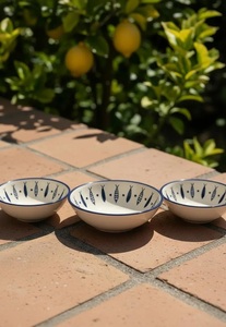 Elegant Decorative <b>Ceramic</b> Ring <b>Dish</b> Tiny Floral Pattern Smooth Glazed Finish for Chic Vanity and Table Organization - Product Image 5