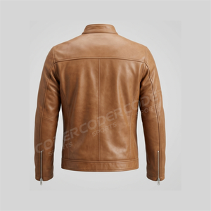 Veste en cuir unisexe OEM 2026 EAGLE, style décontracté vintage, tissée, coupe-vent, respirante, pour l'hiver, sportive, fabriquée au Pakistan - Product Image 2