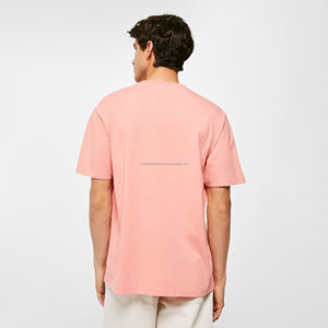 T-shirts à manches courtes pour hommes en gros d'usine, haute qualité, 100% coton, logo personnalisé, design tendance - Product Image 3