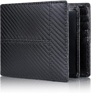 Carteras de Cuero Genuino para Hombre, Duraderas, Elegantes y Ligeras, Diseño de Logotipo Personalizado, Fabricadas en Fábrica, Plegables con RFID, Precio al por Mayor - Product Image 1