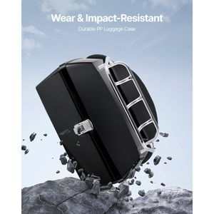 Bauletto Universale per Moto da 48L in Materiale PP Resistente con Pannello Riflettente, Impermeabile e Rimovibile - Product Image 2