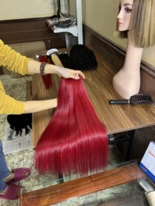 Extensiones de Cabello Humano Vietnamita Virgen Liso Natural en Colores de Moda para Cabezas de Práctica para Mujeres Negras y Modelos Femeninos - Product Image 5
