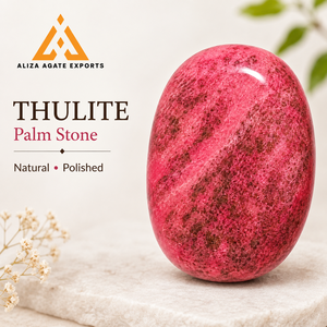 หินทูลไลต์ธรรมชาติขนาดใหญ่ หินแกะสลักสีชมพู คริสตัลพลอย หินพกพา ALIZA AGATE EXPORTS ของขวัญงานฝีมือพื้นบ้าน สำหรับการทำสมาธิ - Product Image 3